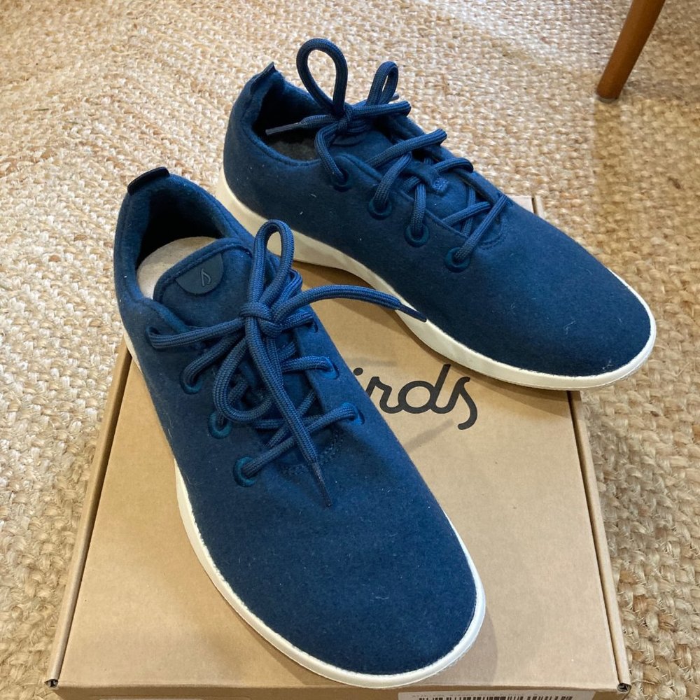 Allbirds Wool Runner Womens Sneaker 11 in Twilight Blue NWT